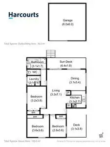 Floorplan of Homely house listing, 29 Marguerite Street, Ranelagh TAS 7109