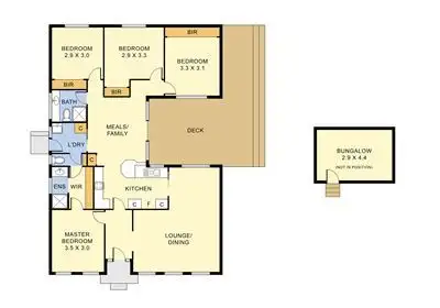 Floorplan of Homely house listing, 13 Melrose Court, Boronia VIC 3155