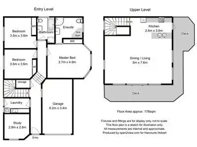 Floorplan of Homely townhouse listing, 1/60 Pindos Drive, Tranmere TAS 7018