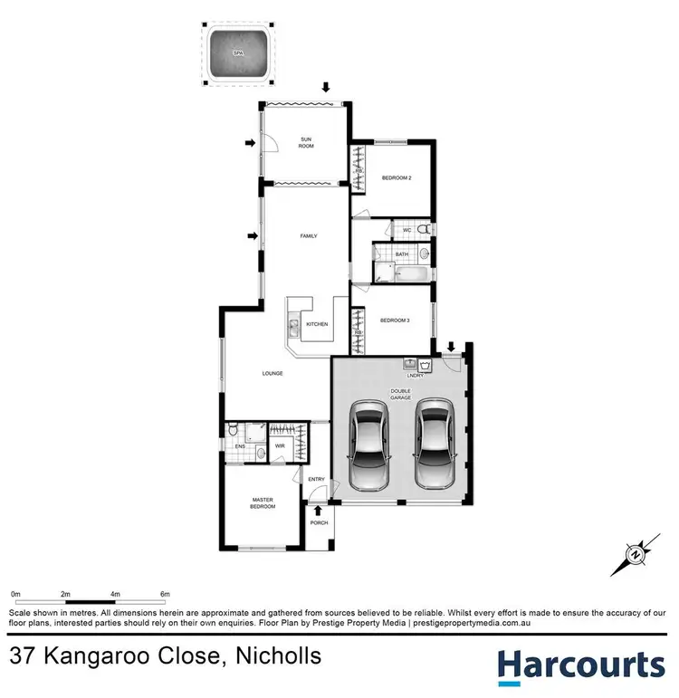 Floorplan of Homely house listing, 37 Kangaroo Close, Nicholls ACT 2913