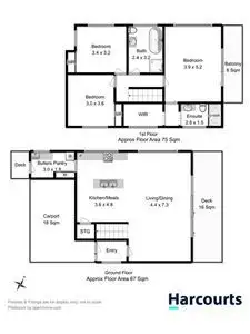 Floorplan of Homely unit listing, 67 York Street, Sandy Bay TAS 7005