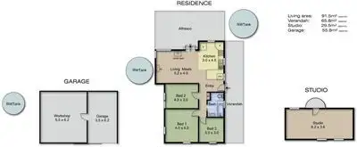 Floorplan of Homely house listing, 148 Vale Road, Wistow adj., Highland Valley SA 5255
