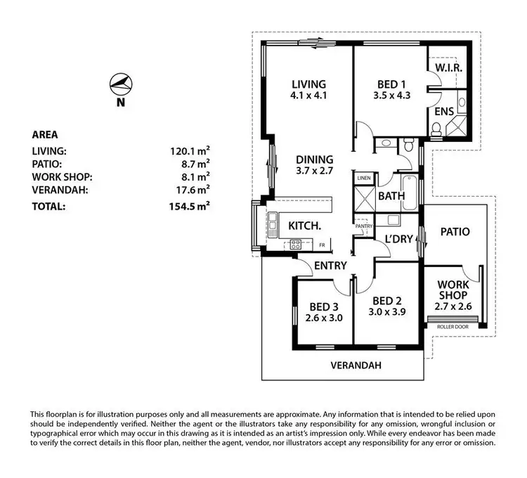 Floorplan of Homely house listing, 11 Randell Street, Mount Barker SA 5251