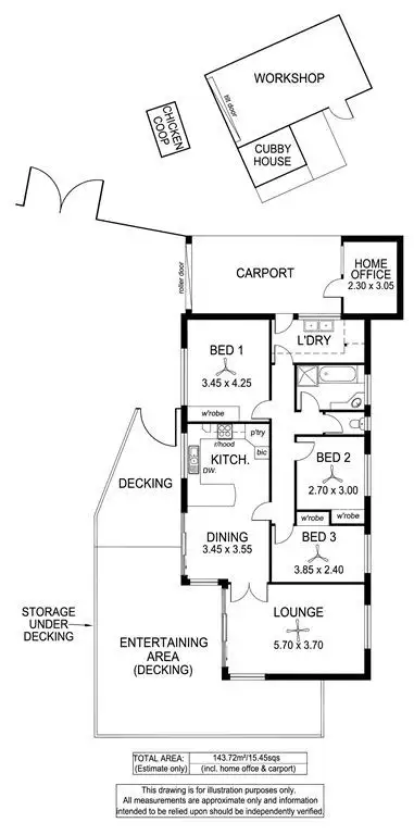 Floorplan of Homely house listing, 2 Murnada Street, Hallett Cove SA 5158