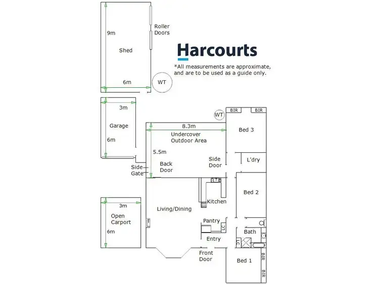 Floorplan of Homely house listing, 3 Bruck Court, Wangaratta VIC 3677