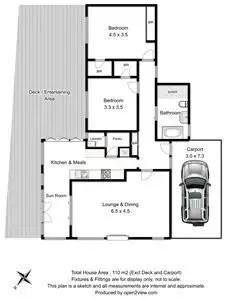 Floorplan of Homely house listing, 6 Maning Avenue, Sandy Bay TAS 7005