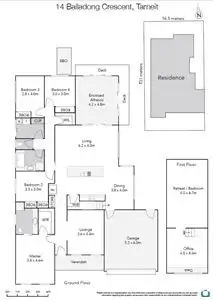 Floorplan of Homely house listing, 14 Balladong Crescent, Tarneit VIC 3029