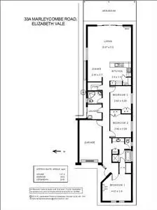 Floorplan of Homely house listing, 33A Marleycombe Road, Elizabeth Vale SA 5112