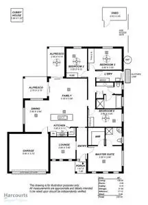Floorplan of Homely house listing, 20 Tripodi Circuit, Parafield Gardens SA 5107