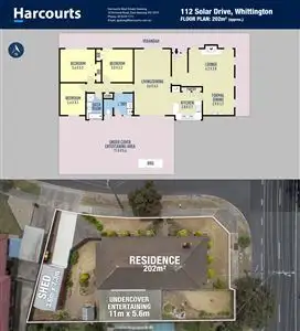 Floorplan of Homely house listing, 112 Solar Drive, Whittington VIC 3219
