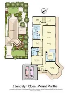 Floorplan of Homely house listing, 5 Jendalyn Court, Mount Martha VIC 3934