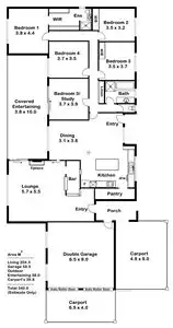Floorplan of Homely house listing, Address available on request