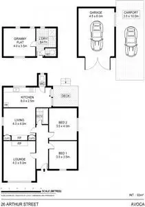 Floorplan of Homely house listing, 26 Arthur Street, Avoca TAS 7213