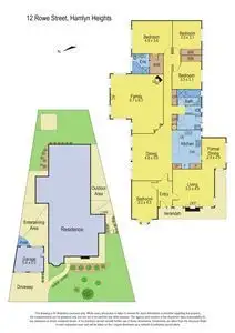 Floorplan of Homely house listing, 12 Rowe Street, Hamlyn Heights VIC 3215