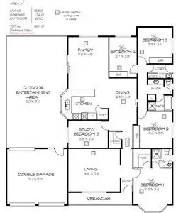 Floorplan of Homely house listing, 159 Coromandel Drive, Mccracken SA 5211