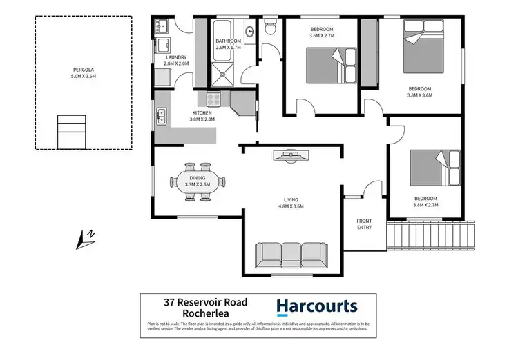 Floorplan of Homely house listing, 37 Reservoir Road, Rocherlea TAS 7248