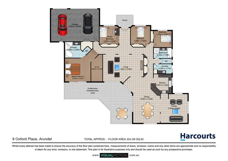 Floorplan of Homely house listing, 9 Oxford Place, Arundel QLD 4214