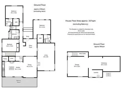 Floorplan of Homely house listing, 4 Koluri Court, Lindisfarne TAS 7015