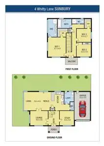 Floorplan of Homely house listing, 4 Whitty Lane, Sunbury VIC 3429