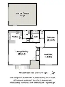 Floorplan of Homely villa listing, 1/4 Rocklands Court, Kingston TAS 7050