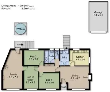 Floorplan of Homely house listing, 12 Fairview Road, Aldgate SA 5154
