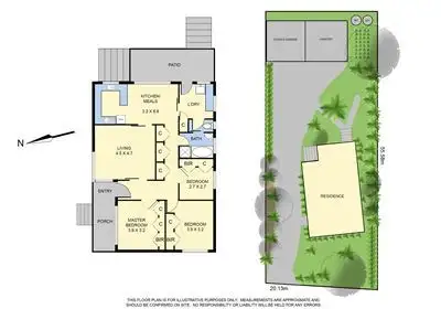 Floorplan of Homely house listing, 5 Duncan Avenue, Boronia VIC 3155