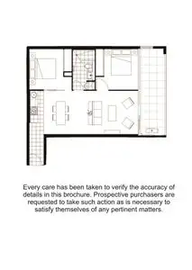 Floorplan of Homely apartment listing, 14/77 River Street, South Yarra VIC 3141