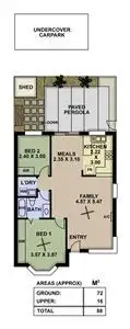 Floorplan of Homely unit listing, 11/35 Davis Avenue, Christies Beach SA 5165