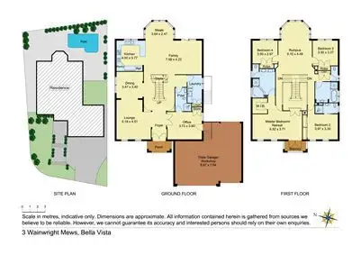Floorplan of Homely house listing, 3 Wainwright Mews, Bella Vista NSW 2153