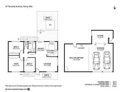 Floorplan of Homely house listing, 14 Tarcoola Avenue, Ferny Hills QLD 4055