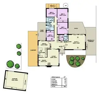 Floorplan of Homely house listing, 110 Oakridge Road, Aberfoyle Park SA 5159