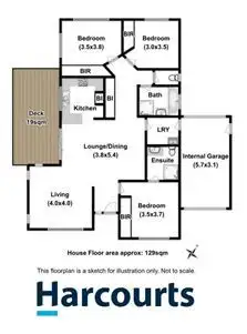Floorplan of Homely house listing, 8 Yarraman Drive, Kingston TAS 7050