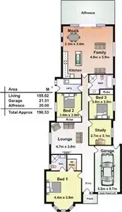 Floorplan of Homely house listing, 12B Porchester Street, Campbelltown SA