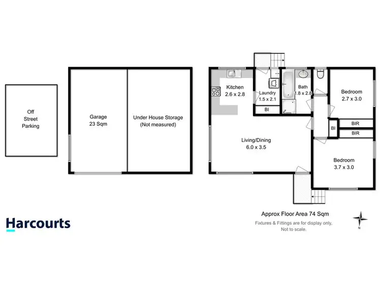 Floorplan of Homely unit listing, 4/5 Llenroc Street, Geilston Bay TAS 7015