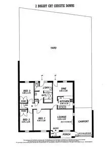 Floorplan of Homely house listing, 2 Bogart Court, Christie Downs SA 5164