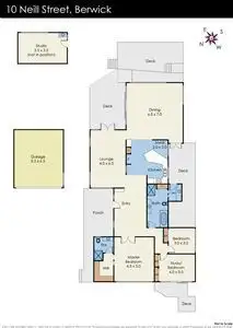 Floorplan of Homely house listing, 10 Neill Street, Berwick VIC 3806