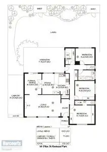 Floorplan of Homely house listing, 16 Dillon Street, Redwood Park SA 5097