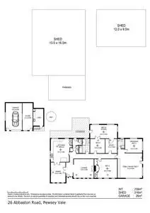 Floorplan of Homely rural property listing, 26 Abbaston Road, Via Williamstown, Pewsey Vale SA 5351