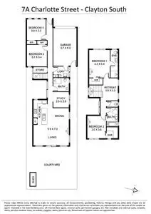 Floorplan of Homely townhouse listing, 7A Charlotte Street, Clayton South VIC 3169