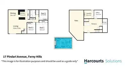 Floorplan of Homely house listing, 17 Pindari Avenue, Ferny Hills QLD 4055