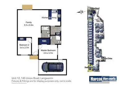 Floorplan of Homely unit listing, 12/145 Union Road, Langwarrin VIC 3910