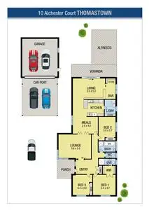 Floorplan of Homely house listing, 10 Alchester Court, Thomastown VIC 3074