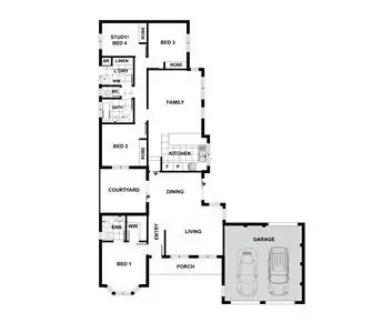 Floorplan of Homely house listing, 10 Blacklock Close, Nicholls ACT 2913