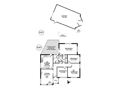 Floorplan of Homely house listing, 36 Johnstone Street, Glengowrie SA 5044
