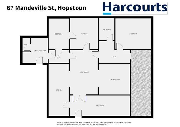 Floorplan of Homely house listing, 67 Mandeville Street, Hopetoun VIC 3396