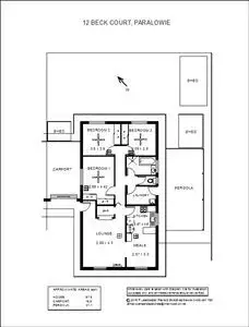 Floorplan of Homely house listing, 12 Beck Court, Paralowie SA 5108