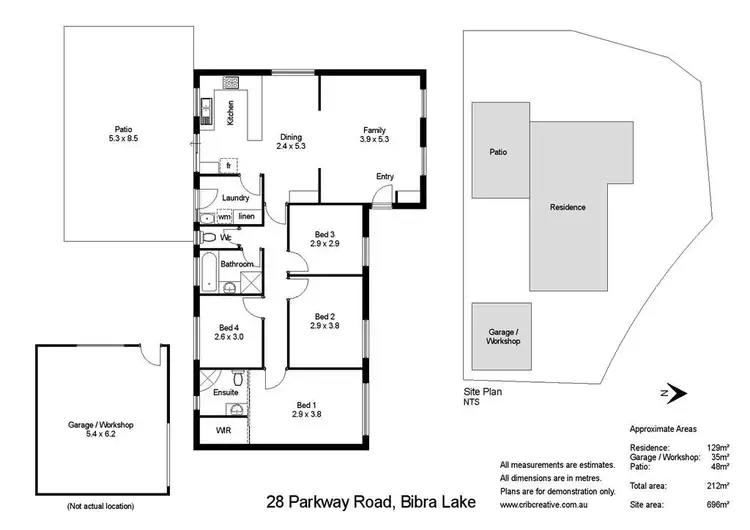 Floorplan of Homely house listing, 28 Parkway Road, Bibra Lake WA 6163