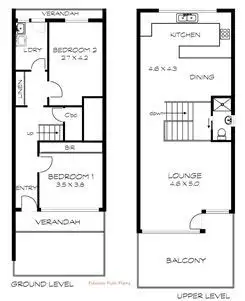 Floorplan of Homely townhouse listing, 4/2 Hutton Street, Port Elliot SA 5212