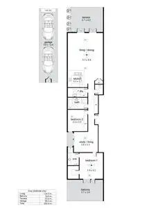 Floorplan of Homely unit listing, 1/51 Jetty Road, Brighton SA 5048