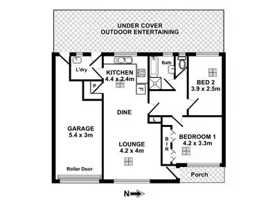 Floorplan of Homely unit listing, 7/31 Ormond Avenue, Daw Park SA 5041
